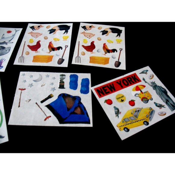 Creative Memories Zoo Fun stickers, Autumn, Pigs, Butterflies And Block Stickers - Picture 9 of 10